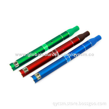 Rechargeable Dry Herb/Wax Vaporizer Electronic Cigarettes, with USB Charger, Power Adapter